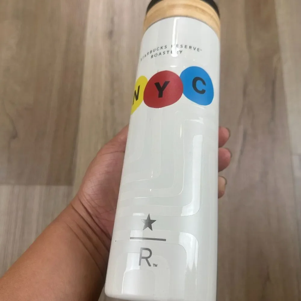 NYC Starbucks Reserve Roastery Tumbler Welly Infusing Water Bottle Limited Editi